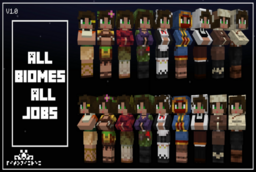 Скачать Villagirls для Minecraft 1.21.11