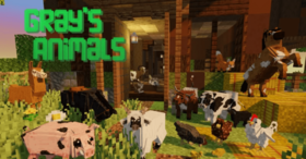 Скачать Gray’s Animal Resource Pack для Minecraft 1.21.11