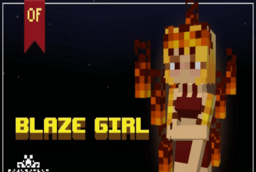 Скачать Blaze Girl для Minecraft 1.21.11