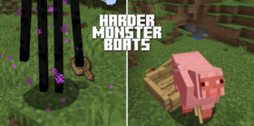 Скачать Harder Monster Boats для Minecraft 1.21.11