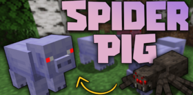 Скачать Spider Pig для Minecraft 1.21.11
