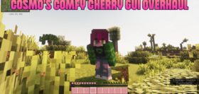Скачать Cosmo’s Comfy Cherry GUI Overhaul для Minecraft 1.21.11