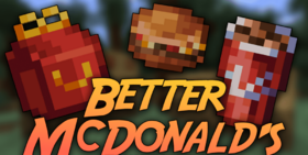 Скачать Better McDonald’s для Minecraft 1.21.11