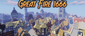 Скачать Great Fire 1666 для Minecraft