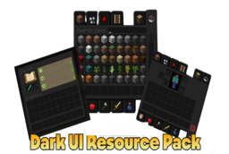 Скачать Dark UI для Minecraft 1.21.11