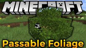 Скачать Passable Foliage для Minecraft 26.1