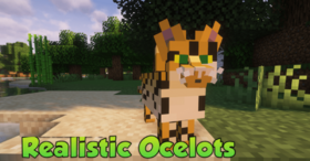 Скачать Realistic Ocelots для Minecraft 26.1.1
