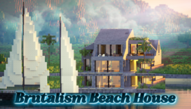 Скачать Brutalism Beach House для Minecraft