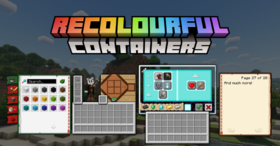 Скачать Recolourful Containers GUI + HUD для Minecraft 26.1.1