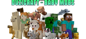 Скачать DUziCraft – BabyMobs для Minecraft 26.1.1