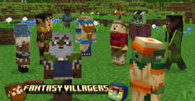 Скачать Mypowerbob’s Fantasy Villagers для Minecraft 26.1.1