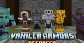 Скачать Vanilla Armors Reforged для Minecraft 26.1.1