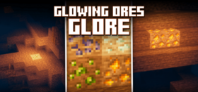 Скачать Glore Glowing Ores для Minecraft 26.1.2