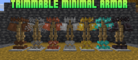 Скачать Trimmable Minimal Armor для Minecraft 26.1.1