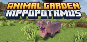 Скачать Animal Garden Hippopotamus для Minecraft 26.1.2