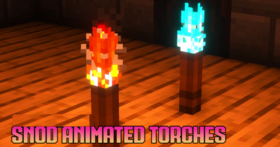 Скачать Snod Animated Torches для Minecraft 26.1.2