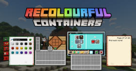 Скачать Recolourful Containers GUI + HUD для Minecraft 26.2