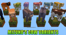 Скачать Mizuno’s Cow Variants для Minecraft 26.2