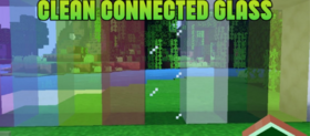 Скачать Clean Connected Glass для Minecraft 26.2