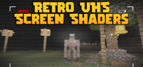 Скачать Retro VHS Screen Shaders для Minecraft (Все версии)
