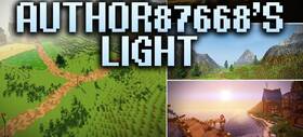 Скачать Author87668’s LIGHT Shaders для Minecraft (Все версии)