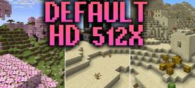Скачать Default HD 512x для Minecraft 26.2
