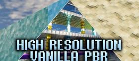 Скачать High Resolution Vanilla PBR для Minecraft 26.3