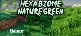 Скачать Hexa Biome Nature Green для Minecraft 26.3