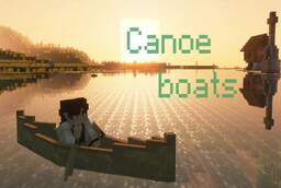 Скачать Canoe Boats для Minecraft 26.3